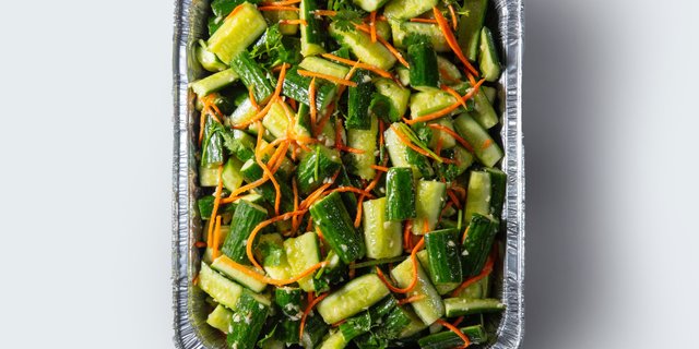Cucumber Salad W/ Garlic