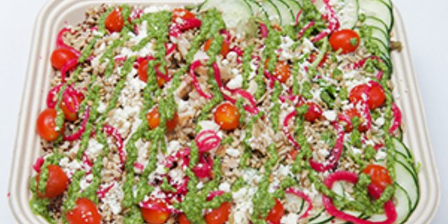 Power Pesto Chicken Bowl Tray