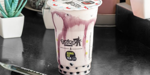 Taro Milk Green Tea Medium