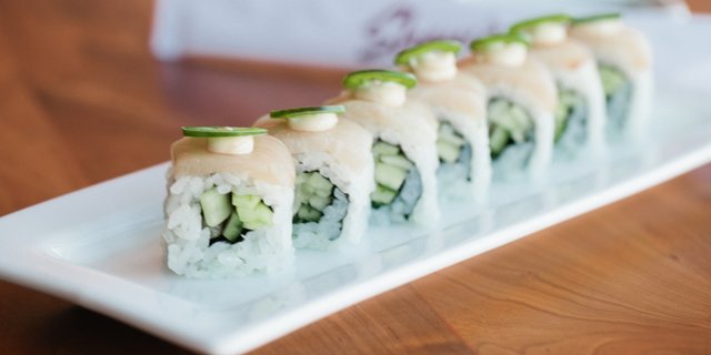 Yellowtail, Yuzu & Serrano Rolls