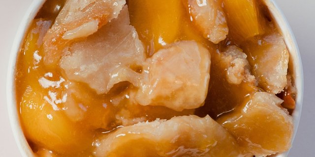 Individual Peach Cobbler