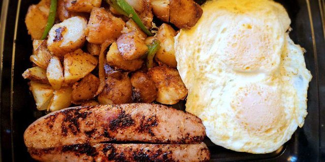 Chicken Apple Sausage & Eggs
