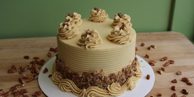 Bourbon Pecan Cake