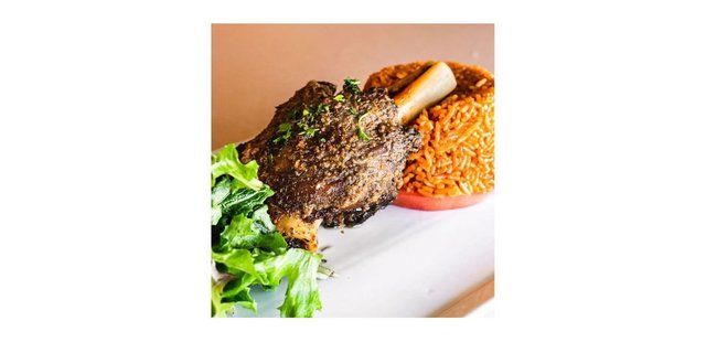 Lamp Shank & Jollof Rice