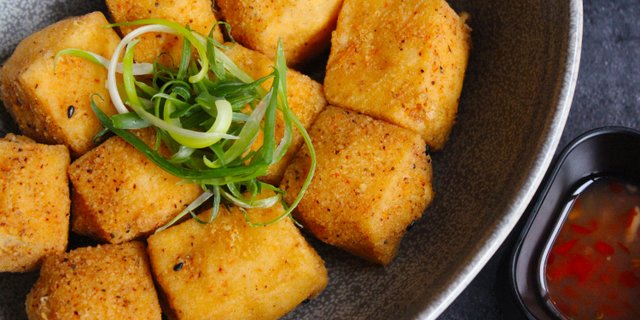 Crispy Sesame Tofu Squares