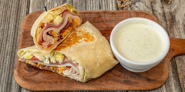 Avocado Ranch Club Burritos