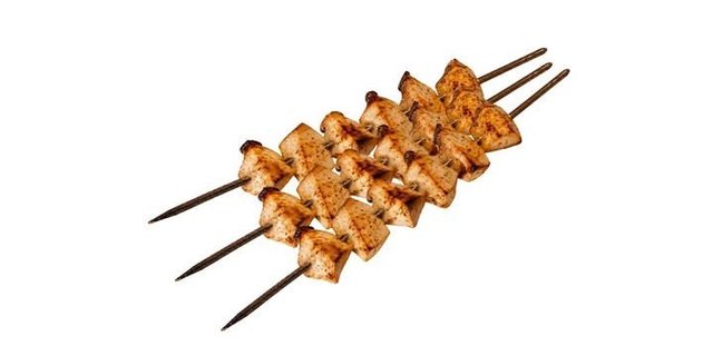 Charcoal-Grilled King Oyster Mushroom Skewers (3 Pcs)