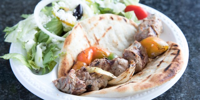 Lamb Kabob Sandwich