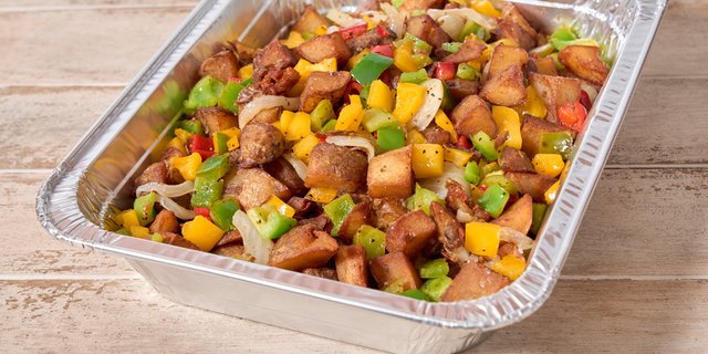 Homies w/ Peppers Pan