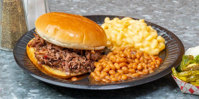 Chopped Brisket Sandwich