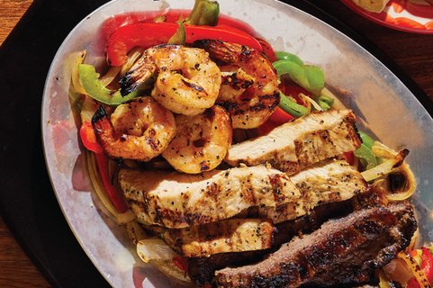 Mixta (Steak, Chicken, And Shrimp)