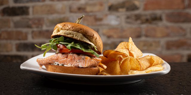 Grilled Salmon Sandwich