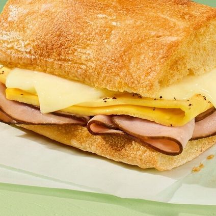 Ciabatta Ham, Egg & Cheese Sandwich