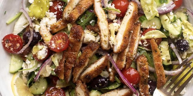 Crispy Chicken Salad