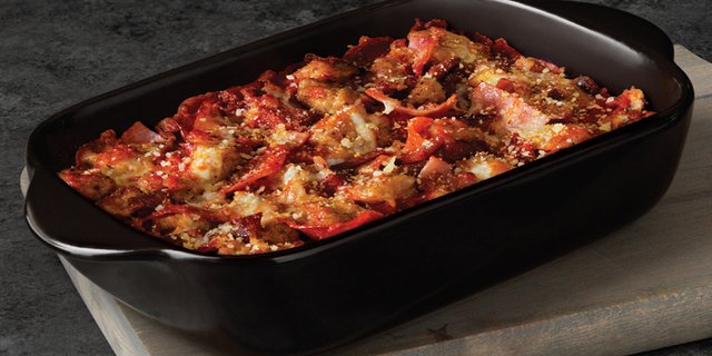 All Meat Pizza Catering Bowl