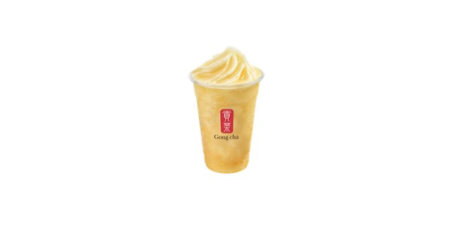 Milk Foam Peach Slush w/ Star Jelly