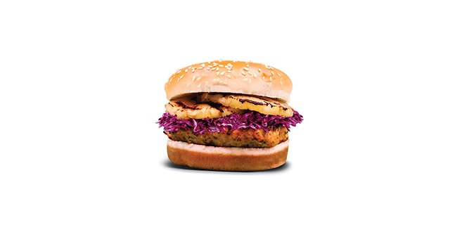 Hawaiian Salmon Burger