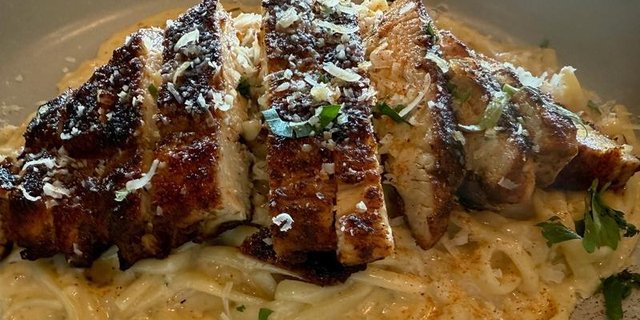 Blackened Chicken Alfredo