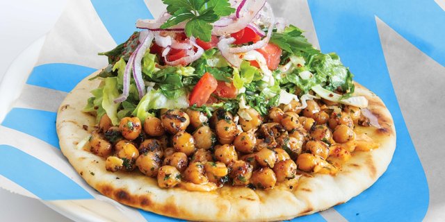 BYO Roasted Chickpeas Gyro Bar