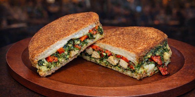 Rustic Pesto Parma Melt Sandwich