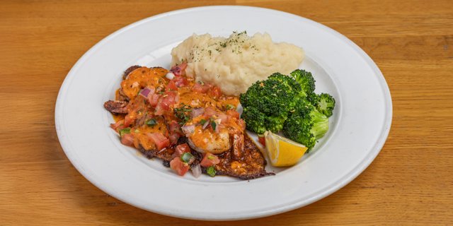 Blackened Catfish Pontchartrain