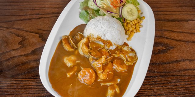 Seafood Curry Rice Bowl