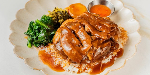 Braised Pork Leg Over Rice