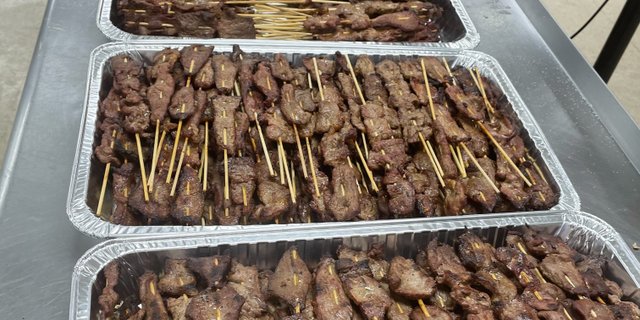 Suya Kabobs Tray