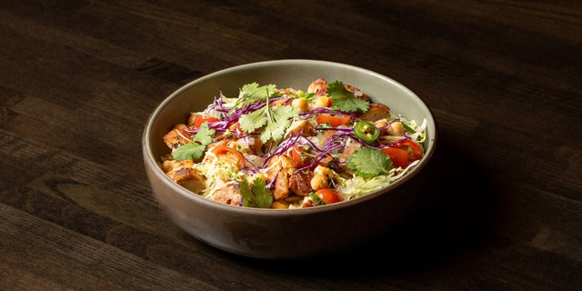 Individual Chicken Taco Bowl