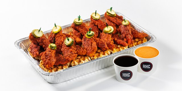 Tenders & Waffle Platter