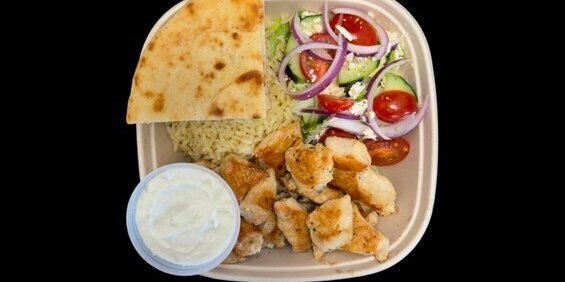 Chicken Souvlaki Platter