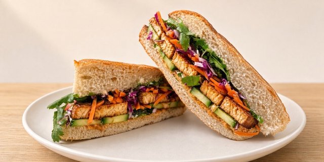 Tofu Banh Mi Hearty Sandwich