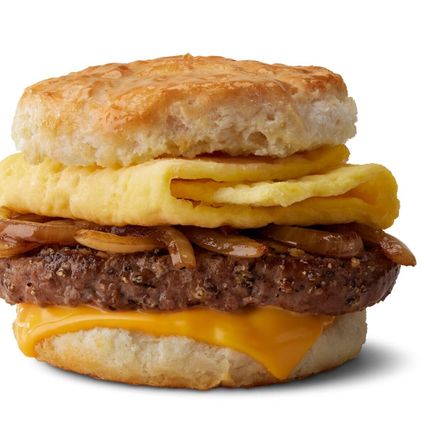 Steak, Egg & Cheese Biscuit