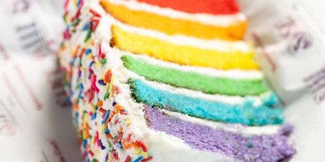 Carlo's Rainbow Cake