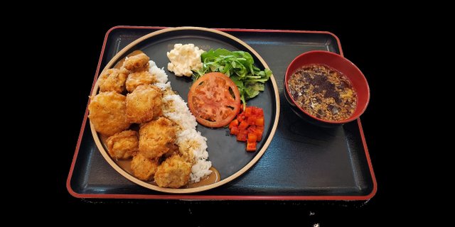 Mushroom Curry Plate