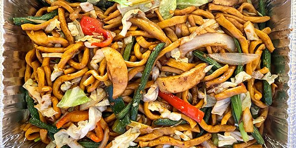 Shanghai Veggie Fried Noodle Party Tray