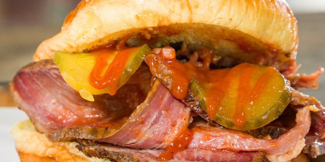 Smoked Brisket Sandwich