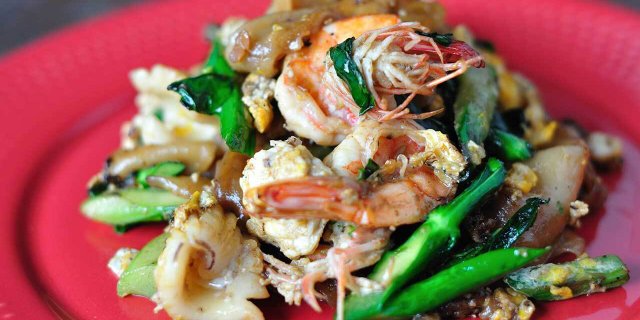Shrimp Pad See Eiw