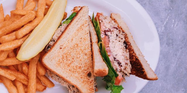 Chicken Salad Club Sandwich