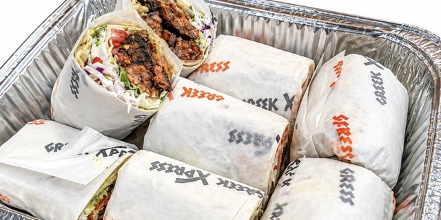 Greek Sausage Wrap