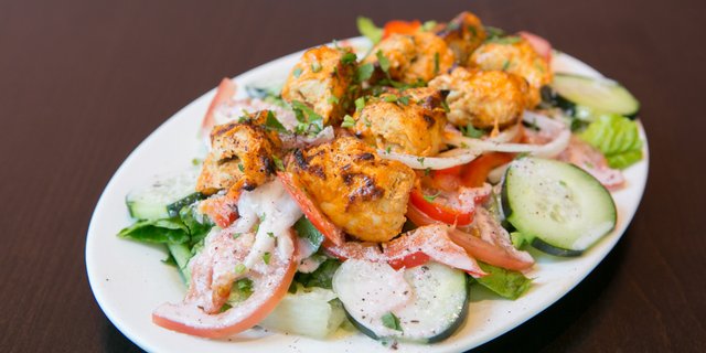 Chicken Kebab Salad