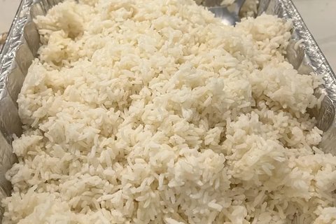 Half Pan Steam Rice (4.5LB)