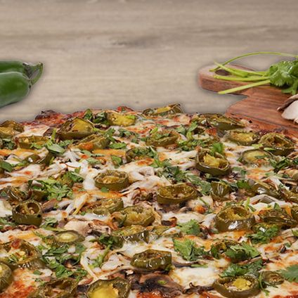 Vegetarian Spicy Himalayan Pizza