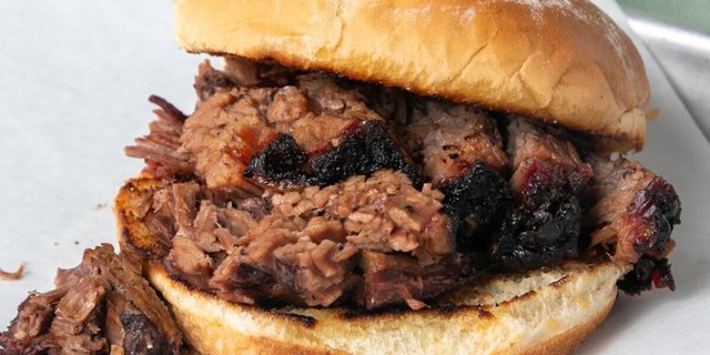 Chopped Brisket Sandwich