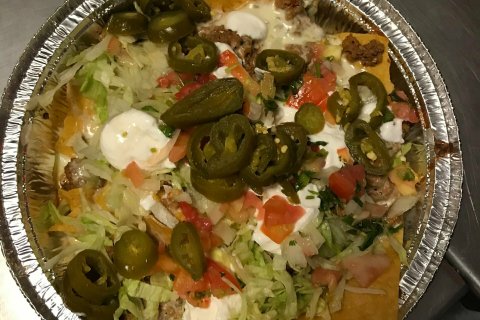 Loaded Cheese Nachos