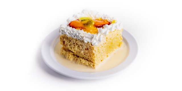 Tres Leches Cake Slice