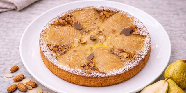 Pear & Almond Pie