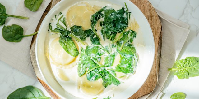 Spinach Cheese Ravioli Tray