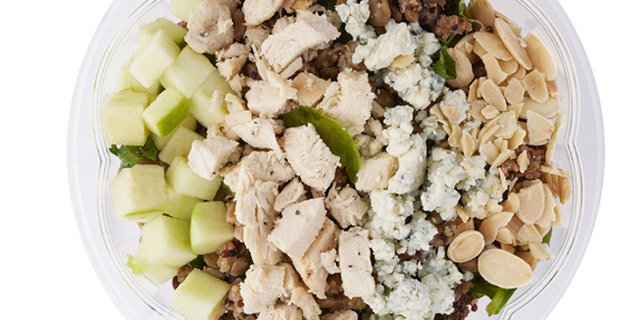 Apple Almond Grains + Greens Bowl