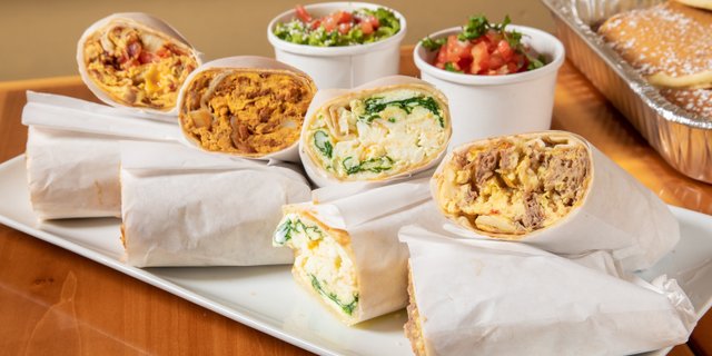 Medium Assorted Breakfast Burritos